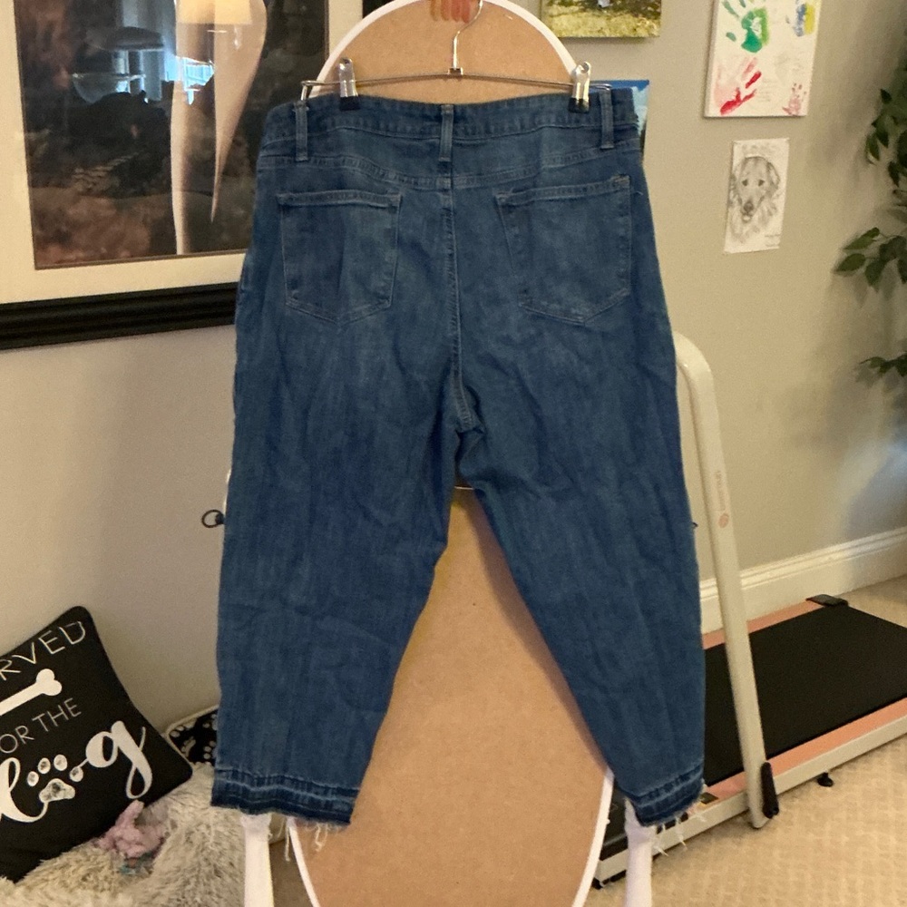 Sonoma Dark Blue Ankle Jeans 14P - Picture 5 of 6
